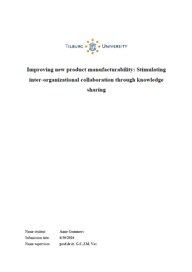 tilburg university thesis template